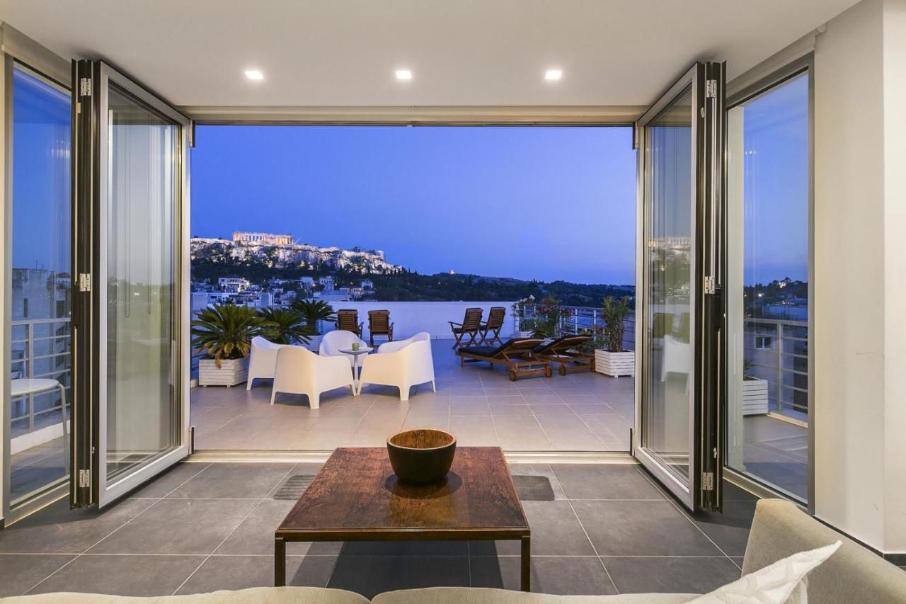 雅典Acropolis Panorama View Penthouse With Private Terraces A Contemporary Parthenon公寓 外观 照片